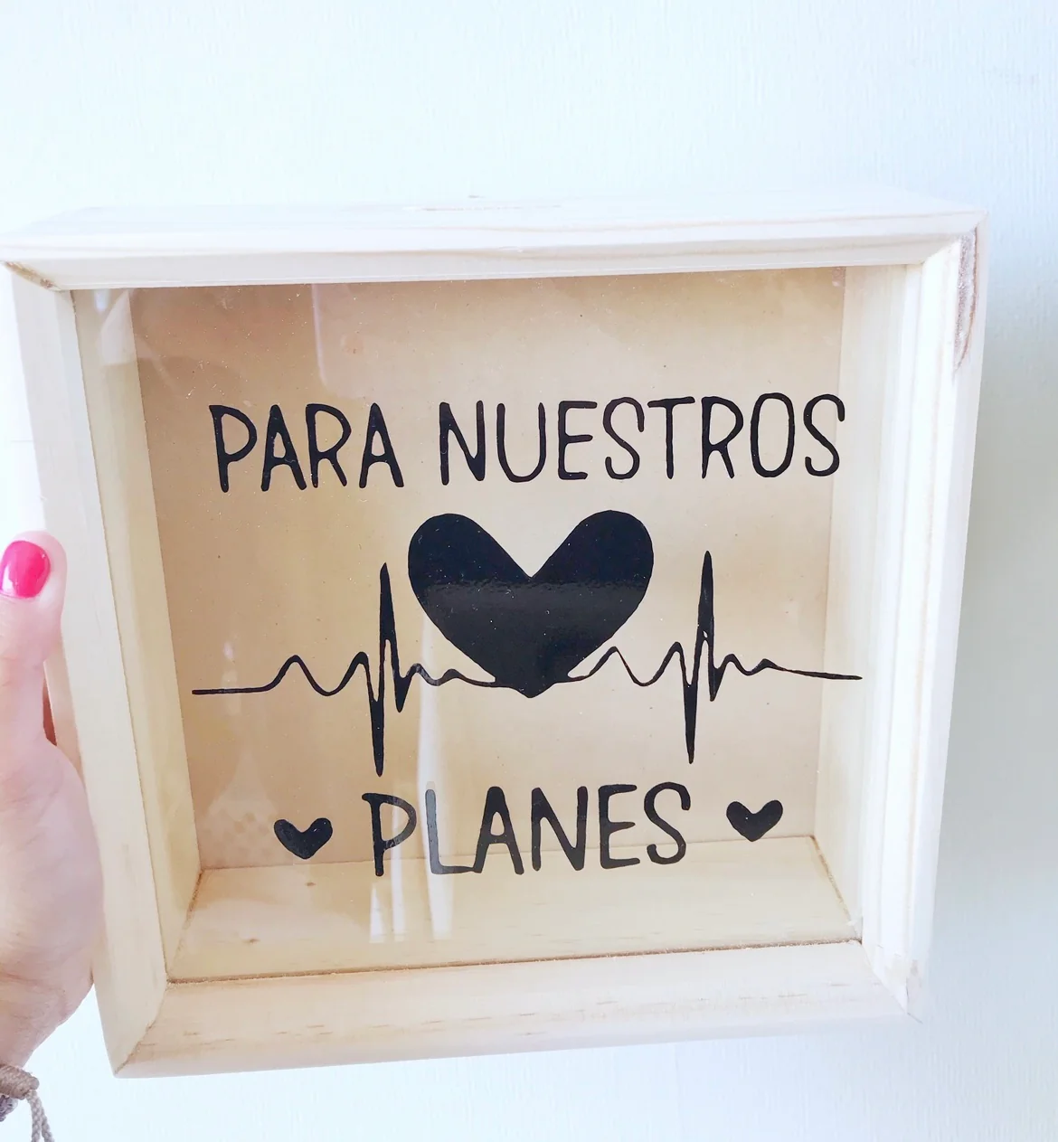 Alcancía "Para nuestros planes"