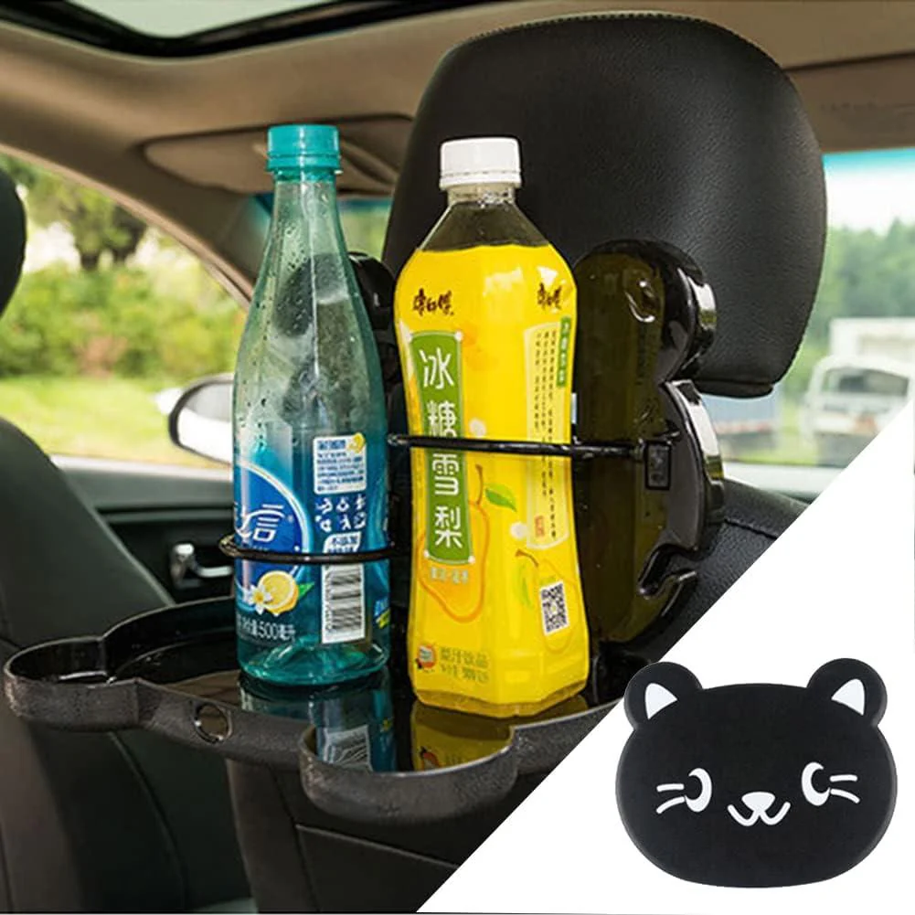 Bandeja Porta Vasos para Auto – Gatito Plegable y cerdito - Image 5