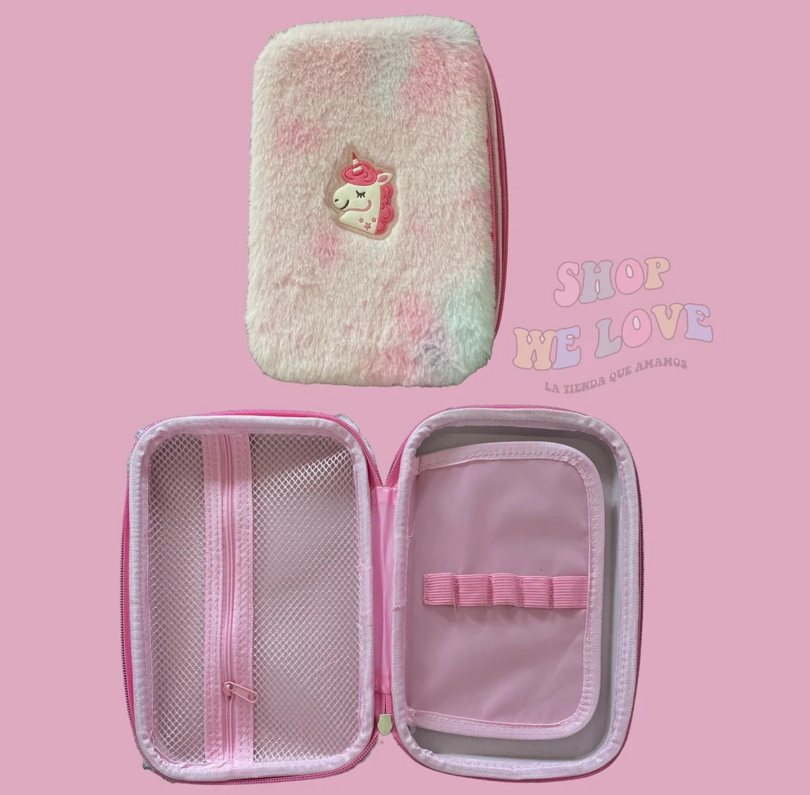 Estuche unicornio peludito - Image 2