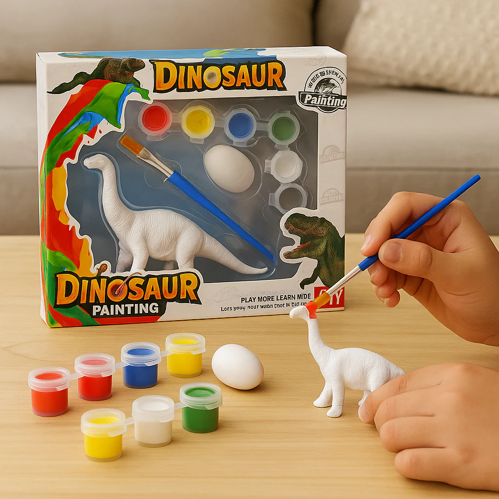 Kit Dinosaurio para Pintar – Juego Creativo DIY Infantil - Image 2