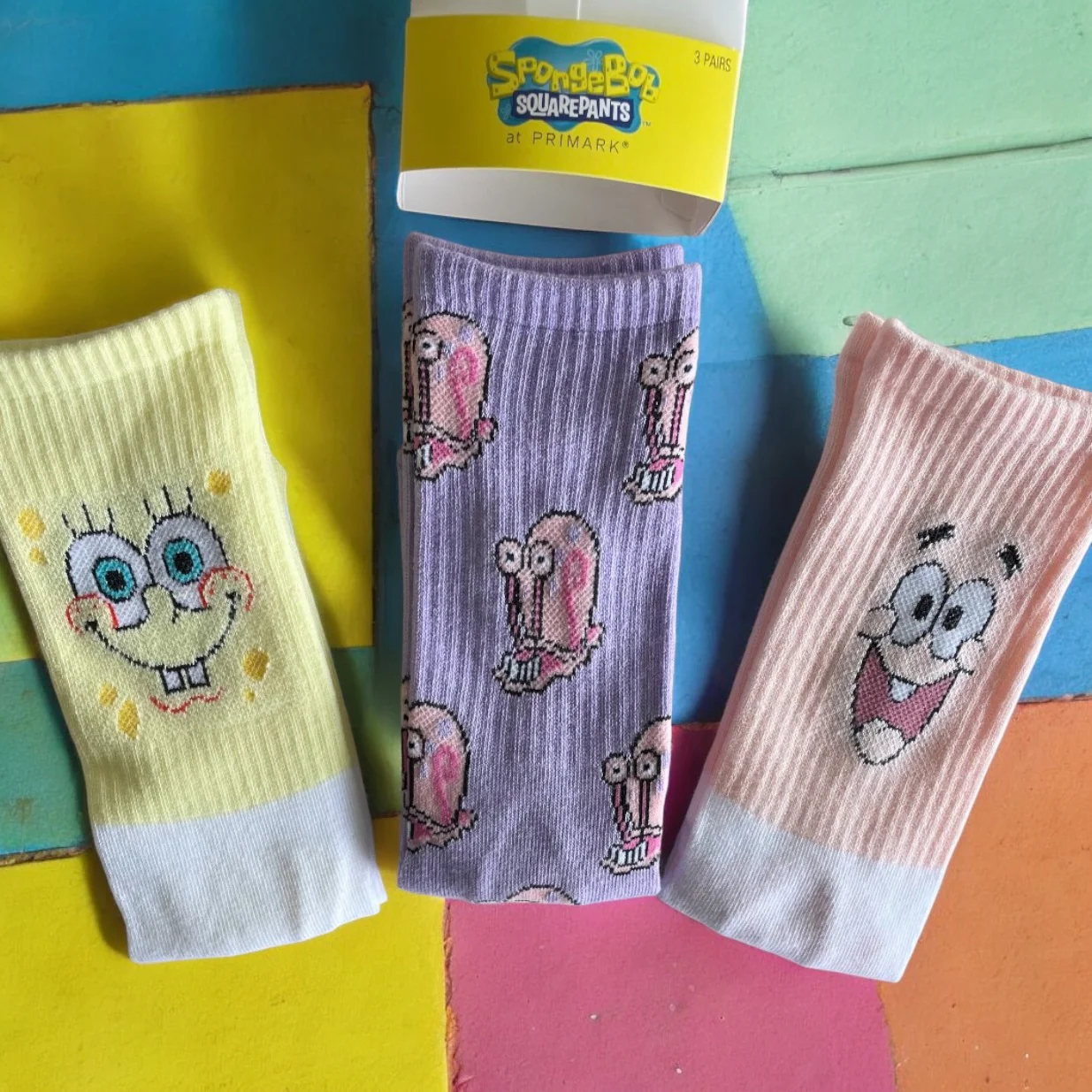 Pack 3 calcetines largos Bob Esponka