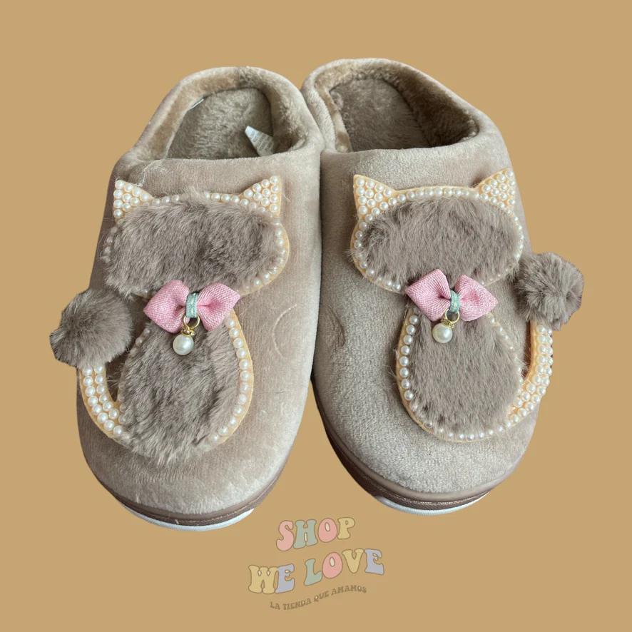 Pantuflas Gatito Colita 3D - Image 2