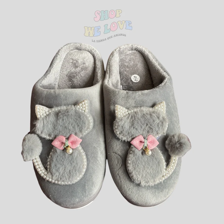 Pantuflas Gatito Colita 3D - Image 4