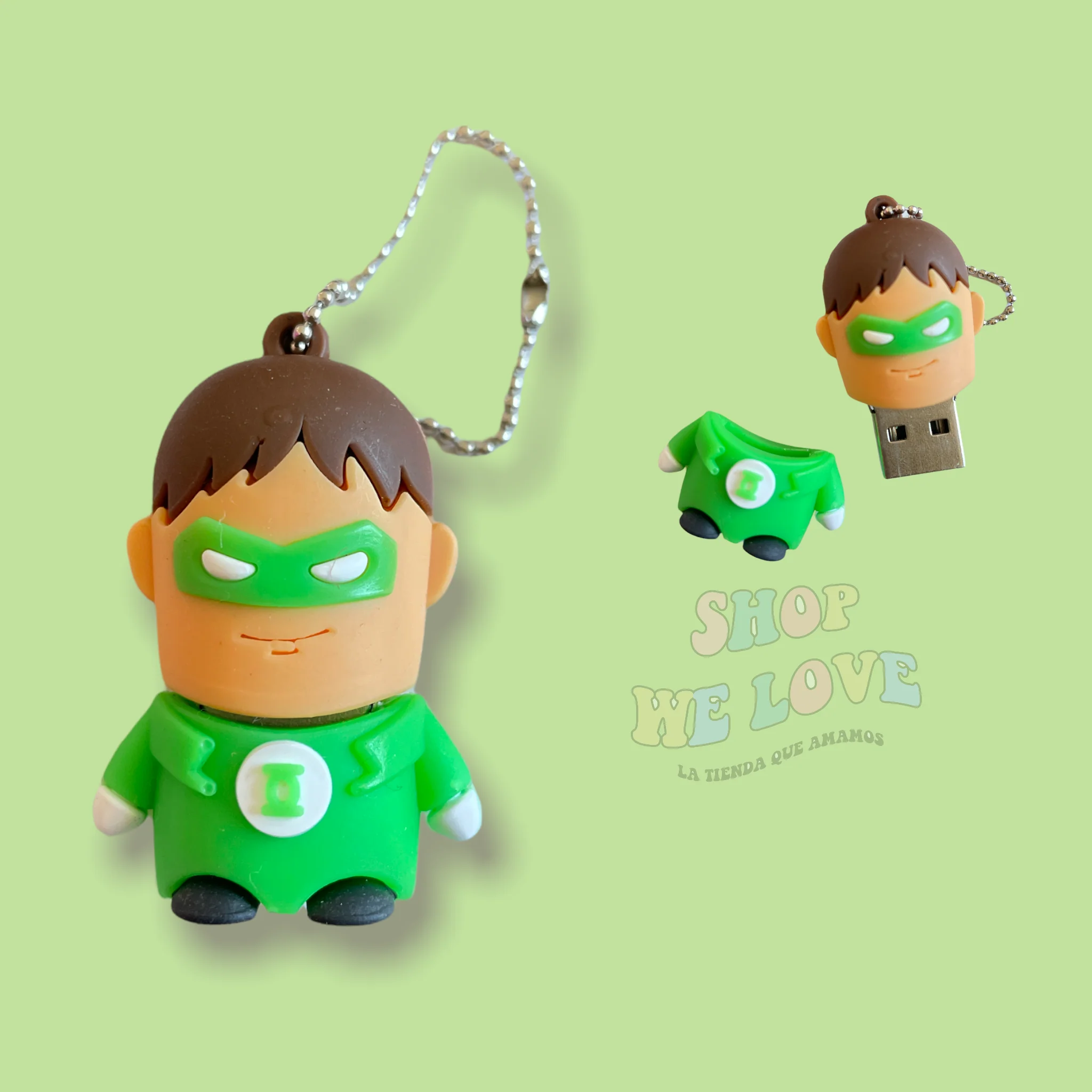Pendrive Linterna verde