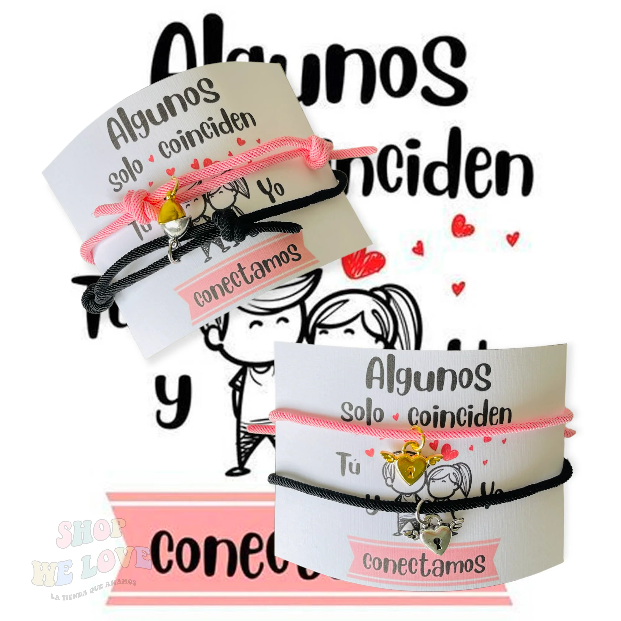 Pulseras pareja Imán 38