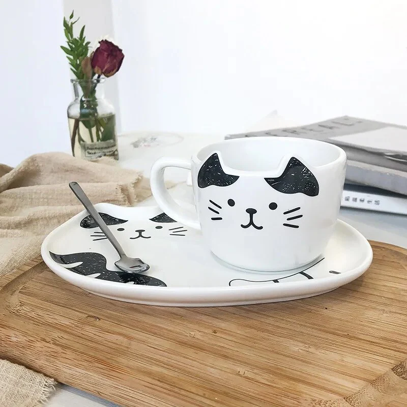 Set gatito taza + plato - Image 5