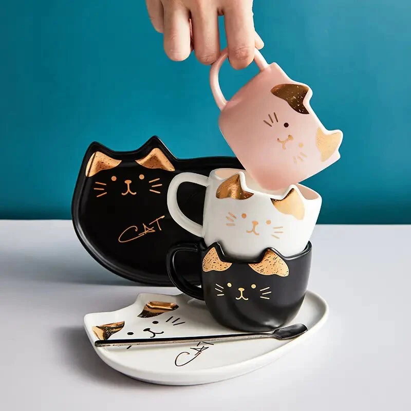 Set taza y plato Gatito - Image 2