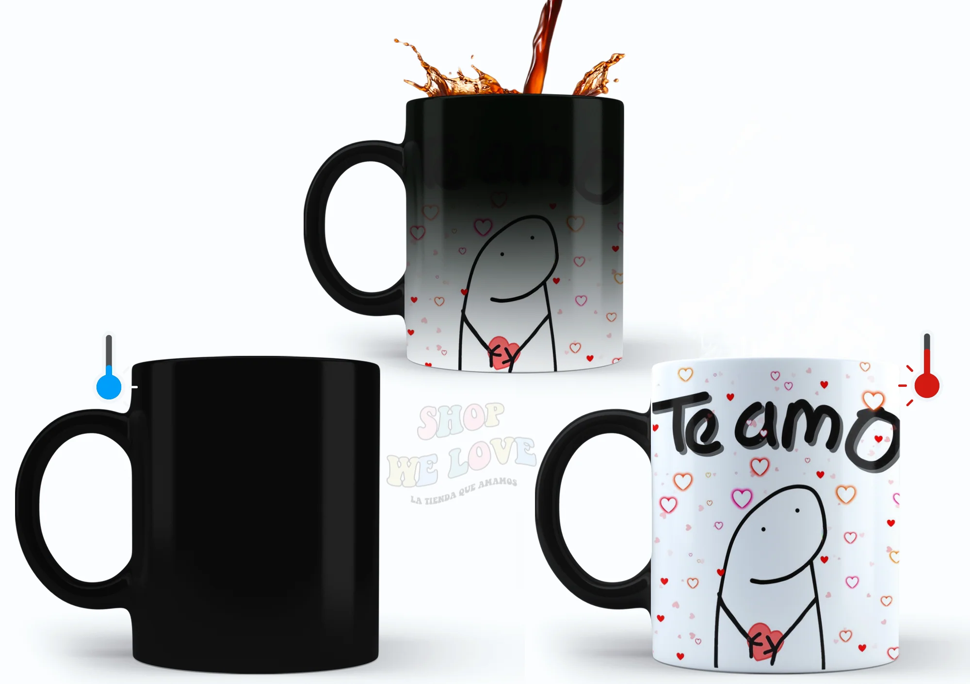 Taza mágica Fork TE AMO