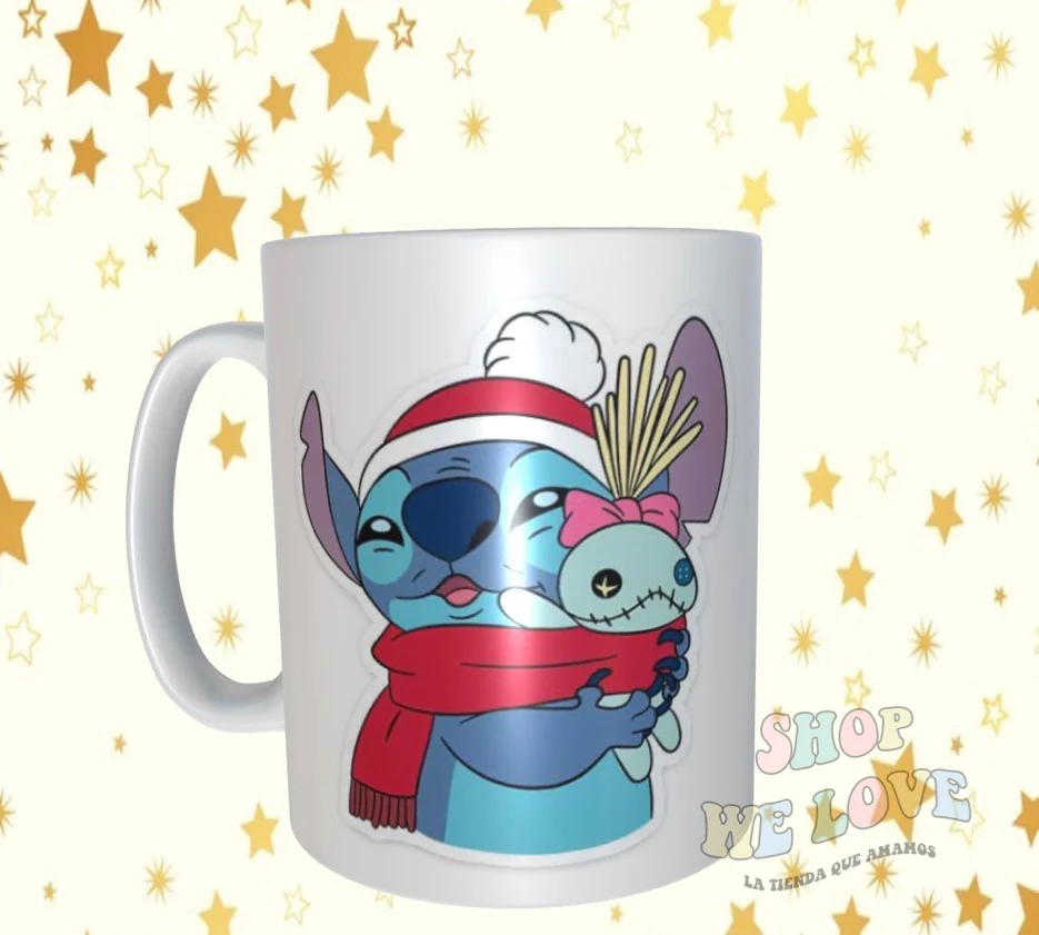 Taza Stitch Navidad