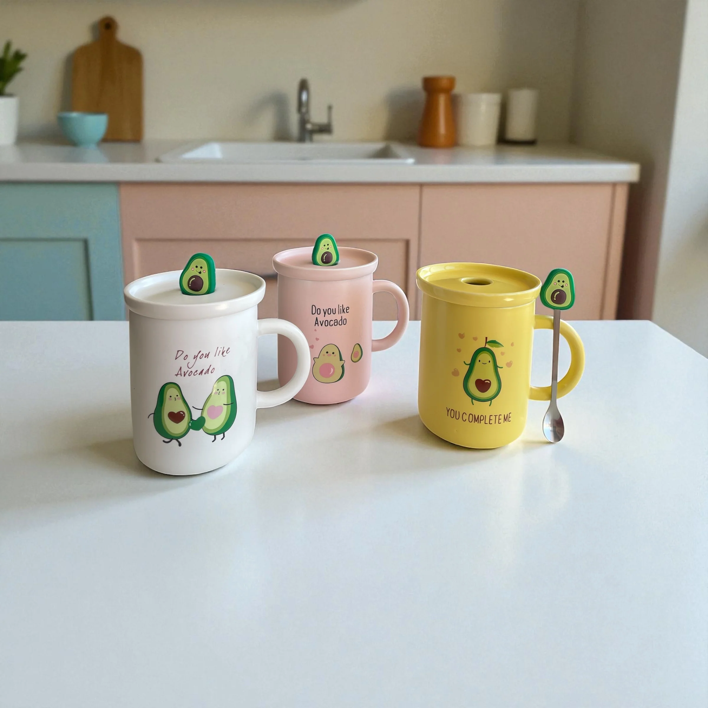 Tazas Avocado Love – Edición “You Complete Me” - Image 4
