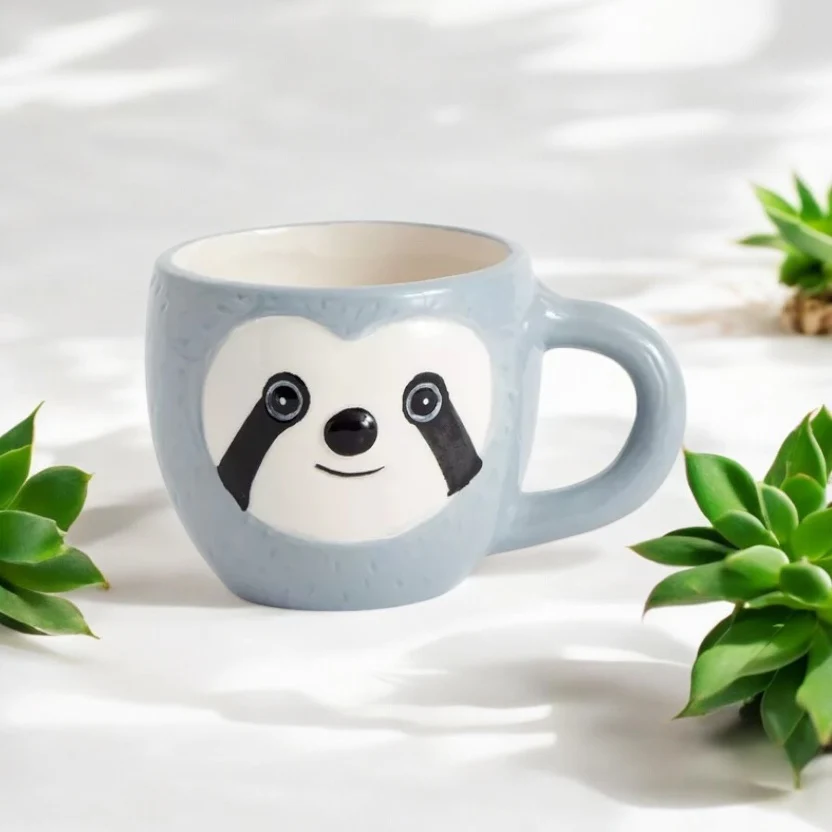 Taza Perezoso “Slow Morning” – Cerámica con Diseño Tierno - Image 5